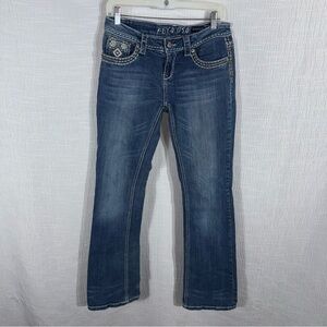 keya‎ bootcut Y2K LOW RISE JEAN SIZE 29 cowgirl rodeo